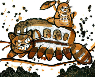 Illustration for article titled This Amazing Art Is Made Almost Entirely Out Of Tea Stains